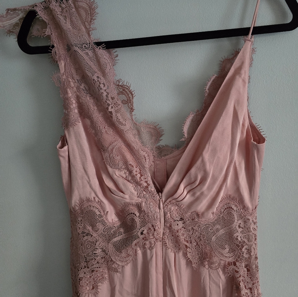 Anthropologie BHLDN Evelyn Lace V-neck High-low Midi Dress Medium - Picture 11 of 16